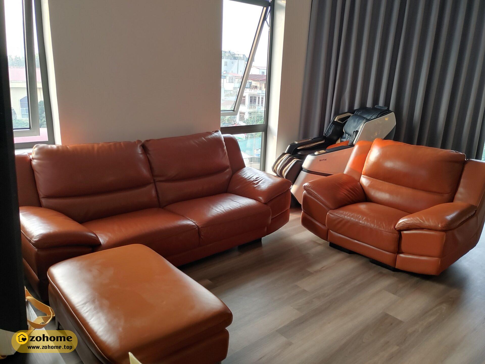 Dịch vụ giặt ghế sofa tại nhà ở Hà Nội, sofa sạch 99%, khô nhanh, sạch thơm 2 Zohome ve sinh tron goi cho khach hang tai Dai Mo Nam Tu Liem 6